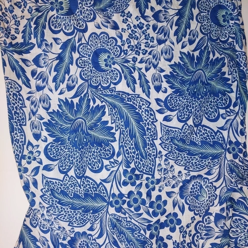 J. Crew Floral Cotton Tunic 2